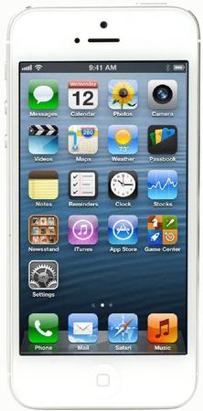 Смартфон Apple iPhone 5 32Gb White & Silver - Старая Русса
